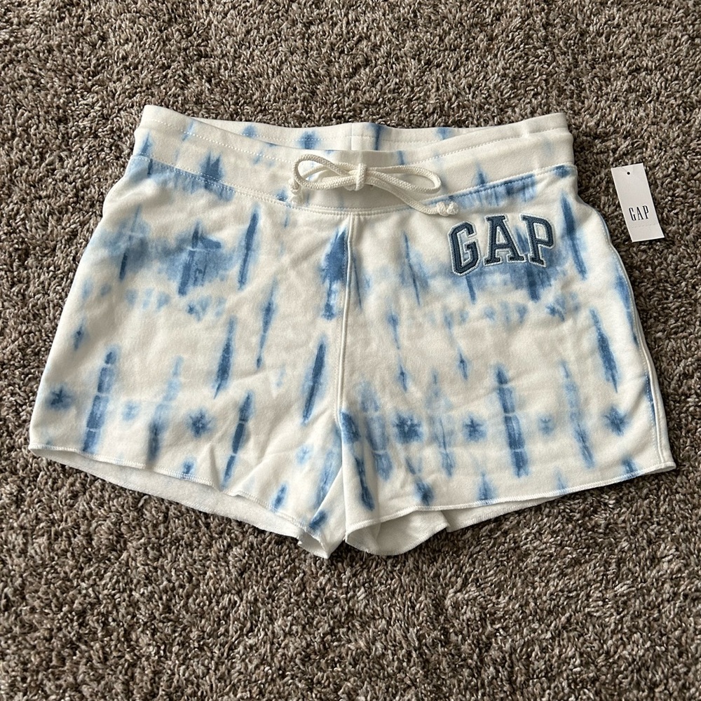 New with tags GAP tye dye drawstring cotton shorts women’s size XS